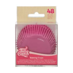 Cupcake baking cups pink, 48 pieces