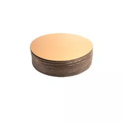 Tortenunterlage Gold/Schwarz rund, Ø 18 cm, 50 Stück