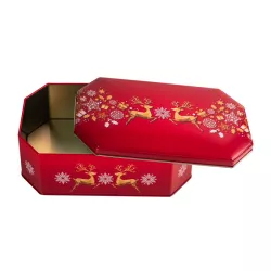 Cookie tin Christmas moose 238 x 147 x 75 mm