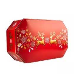 Cookie tin Christmas moose 238 x 147 x 75 mm