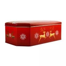 Boîte à biscuits Élan de Noël 238 x 147 x 75 mm