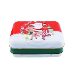 Guetzlidose Koffer Here comes Santa Claus, 190 x 140 x 80 mm