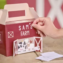 5 scatole di "animali da fattoria"