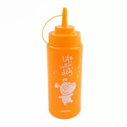 Flacon compte-gouttes pour biscuits pour chiens, orange