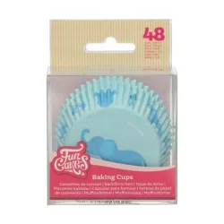 Stampo per cupcake Azzurro Baby, 48 pezzi