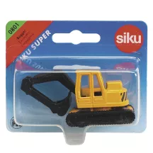 Excavator toy as a cake decoration