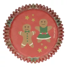 Cupcake baking cups gingerbread, 48 pieces