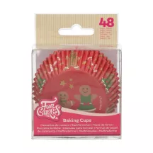 Cupcake Backförmchen Lebkuchen, 48 Stück