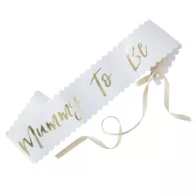 écharpe "Mummy To Be" pour la fête de bébé
