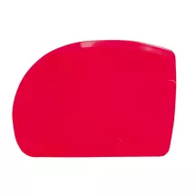 Small dough scraper for cutting off dough and scraping out the bowl
