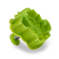 Dinosaur cookie cutter with embossing and ejector