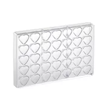 Stampo per praline a cuore per 35 praline – 1299 3 mm