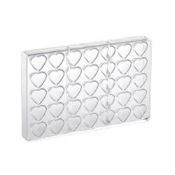 Herz-Pralinenform für 35 Pralinen – 1299 3 mm