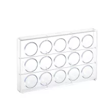 Pralinenform Halbkugel Ø 4 cm, 15 Pralinen