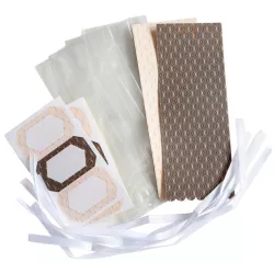 Geschenktüten-Set "Vanilla Diamonds", 24-teilig