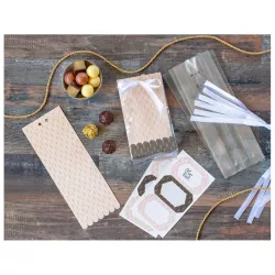 Set Sacchetti regalo "Vanilla Diamonds", 24 pezzi
