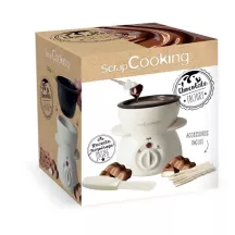 Electric chocolate fondue set