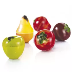 3D praline mold pears - 28 pieces