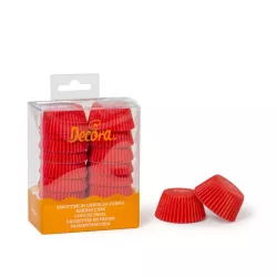 Stampi per mini cupcake "Rosso" - pk/200