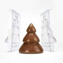 Chocolate mold Christmas tree Merry Christmas