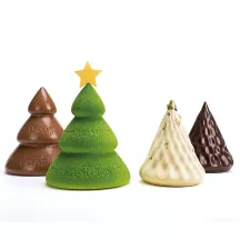 Chocolate mold Christmas tree Merry Christmas