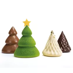 Chocolate mold Christmas tree Merry Christmas