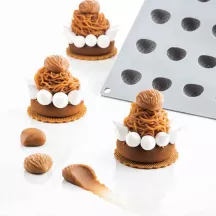 Silicone chestnut mold