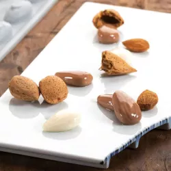 Silicone baking mold almonds