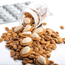 Silicone baking mold almonds