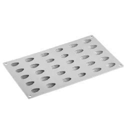 Silicone baking mold almonds