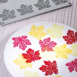 Silicone mold for Hüppen maple leaf