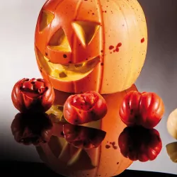 3D pumpkin praline mold, 12 pralines