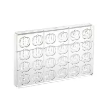 Stampo per praline Zucca 3D, 12 Praline