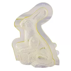 Moule à chocolat Nostalgie Lapin avec corbeille