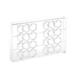Chocolate bar mold crystal