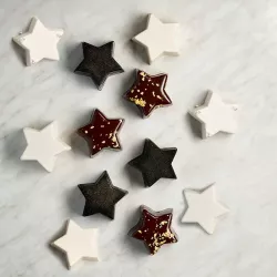 Stampo in silicone con 24 cavità a stella