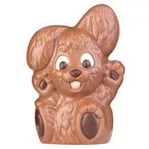 Chocolate mold cuddly bunny