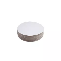 Cake slices white, Ø 16 cm, pack of 50
