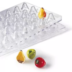 3D chocolate mold strawberries, 28 pieces