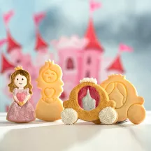 Princess and carriage cookie cutter set, 2-piece - 865 300 g