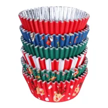 Pirottino per cupcake Mix Natalizio, 100 pezzi