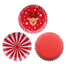 Pirottino per cupcake Mix Natalizio, 100 pezzi