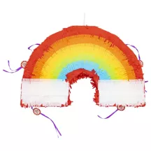 Rainbow piñata, extendable