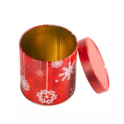 Cookie tin snowflake Ø 117 x 120 mm