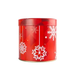Scatola per biscotti Fiocco di neve Ø 117 x 120 mm