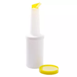 Plastikbehälter 4-teilig mit Schraubdeckel und Ausguss