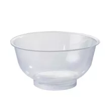 Plastic bowl transparent 2.5 l made of food-safe PE