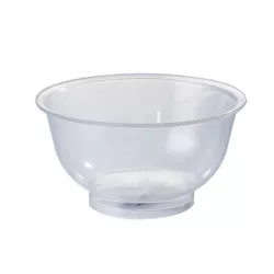 Plastikschüssel transparent 1 l aus lebensmittelechtem PE