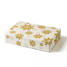 Golden ice crystals box 23.5 x 16 x 5 cm