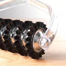 Adjustable pasta dough wheel transparent, 9 wheels